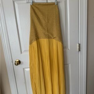 Yellow Sleeveless Dress